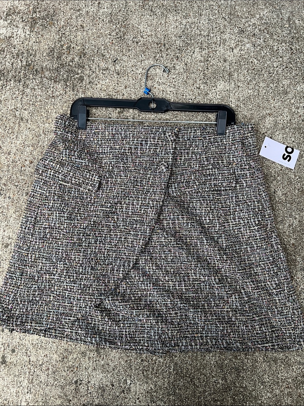 Tweed A-Line Mini Skirt - Multicolor